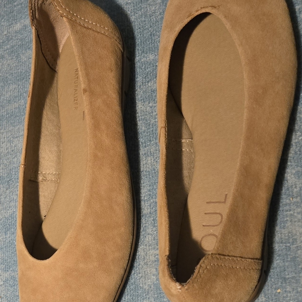 Naturalizer Brown Suede Women's Loafers